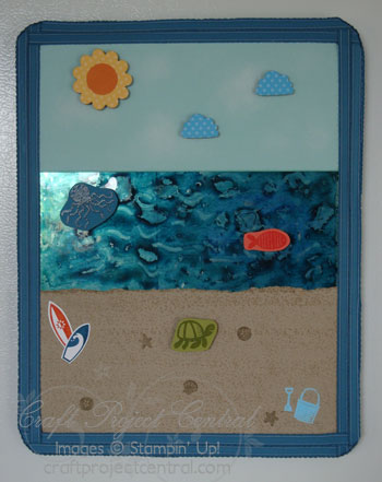 BeachSceneMagnetBoard