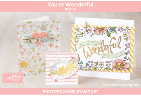 You're Wonderful Photopolymer Stamp Set